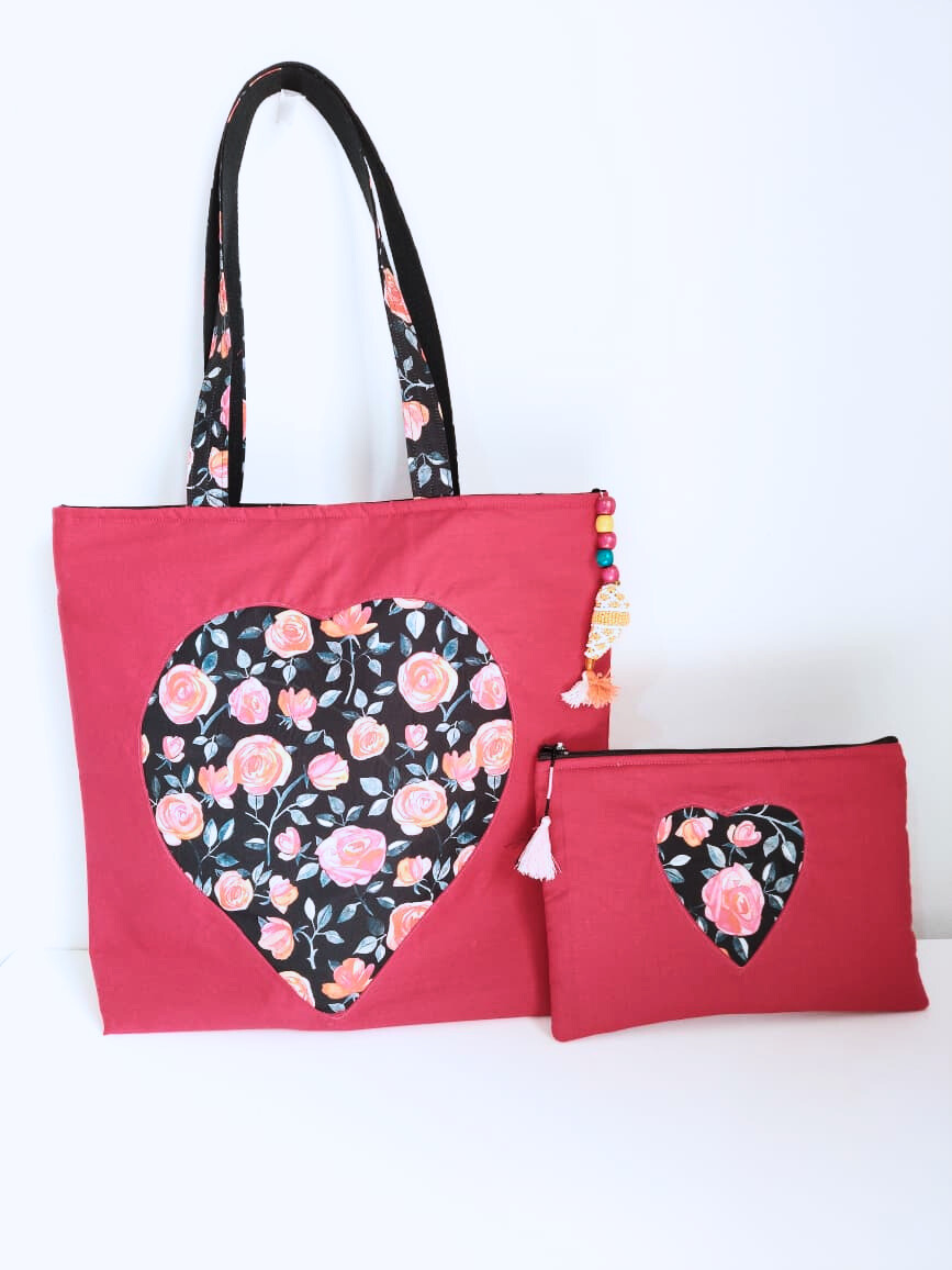 Monstera Tropical Vistaar Tote Set