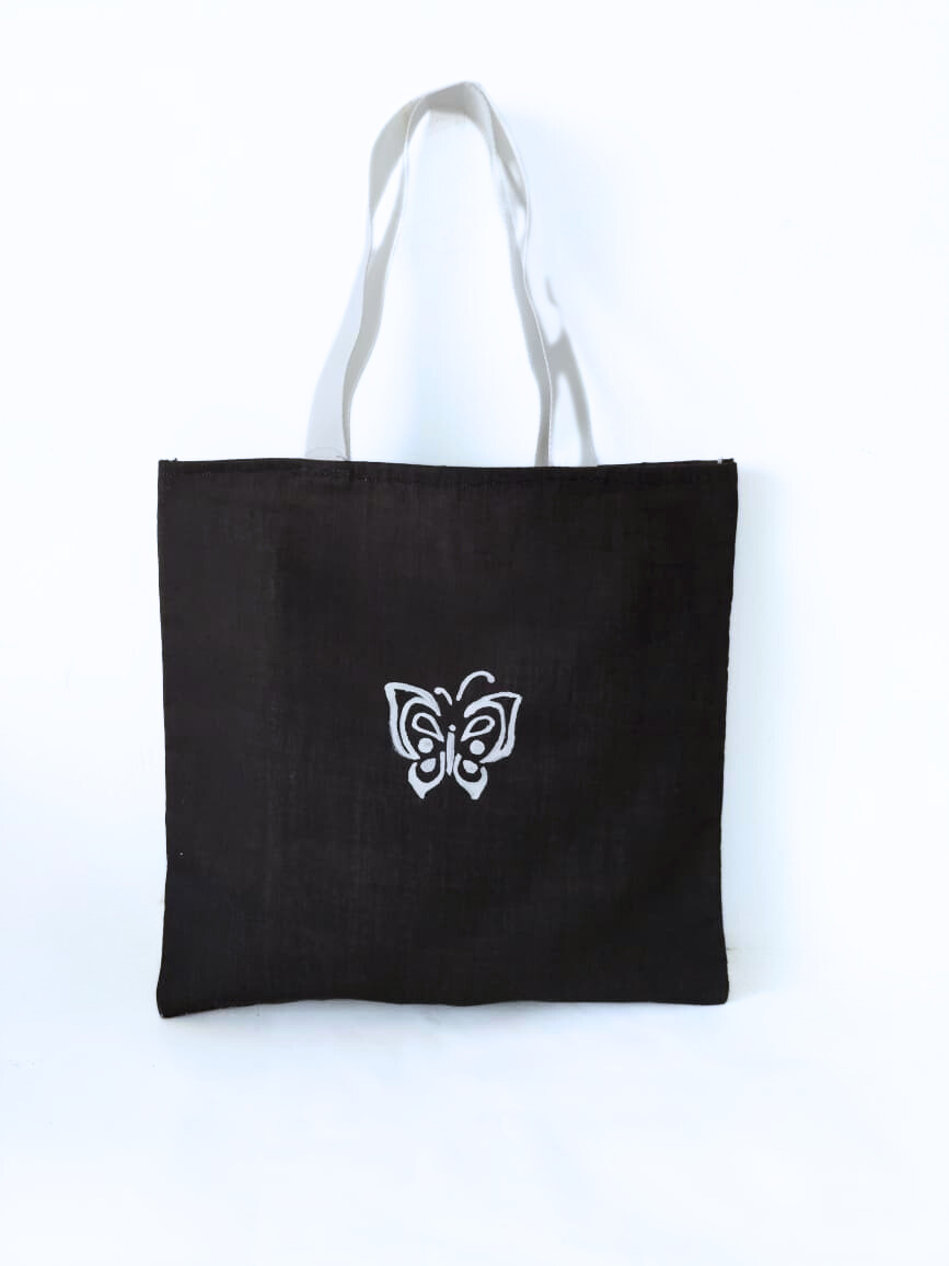 Midnight Butterfly MiniAura Tote