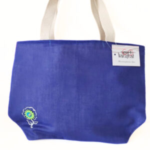 Cornflower Appliqué MiniAura Tote