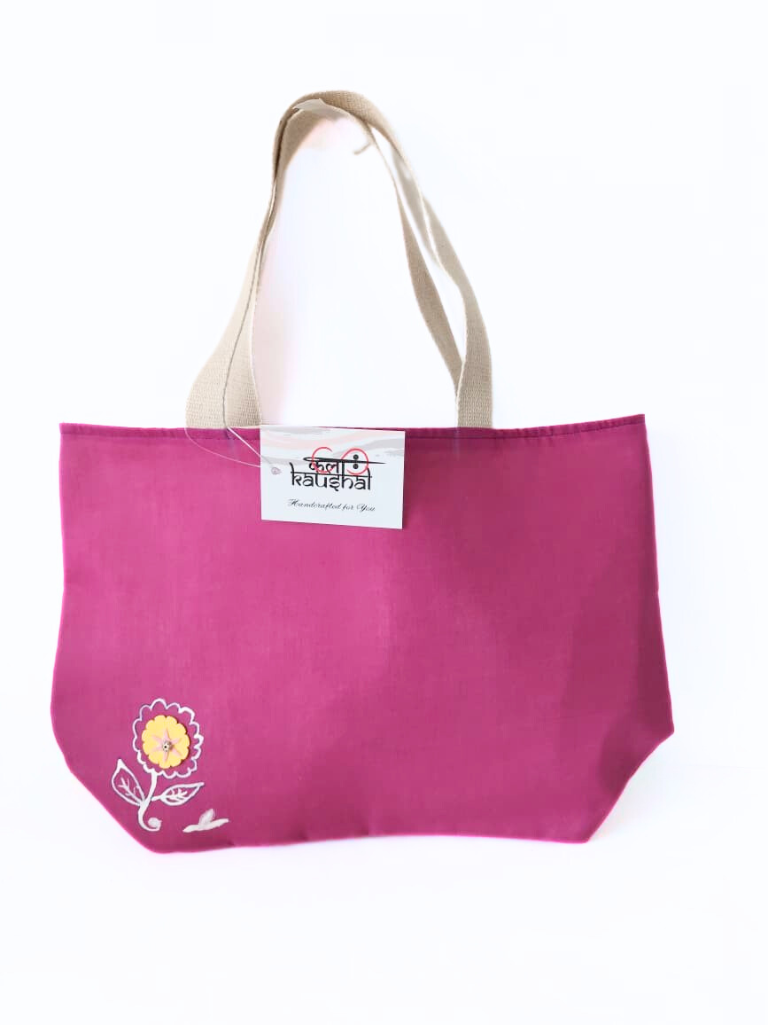 Sunflower Appliqué MiniAura Tote