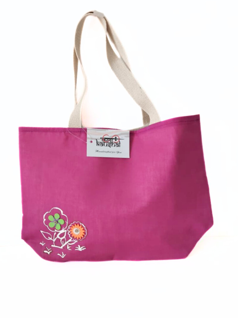 Blossom Trio Appliqué MiniAura Tote