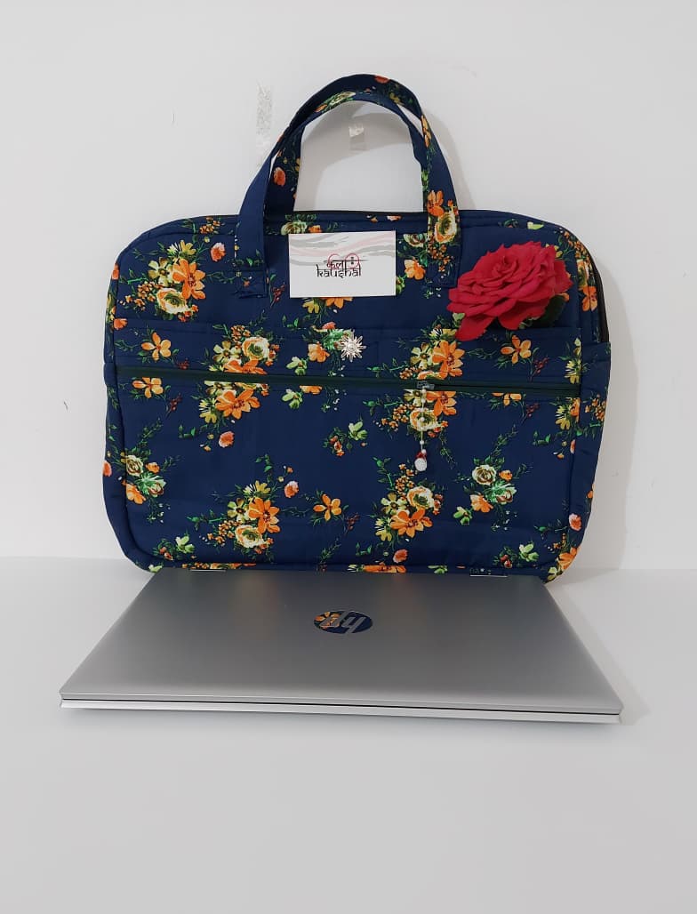 Cottage Garden Tech Tote