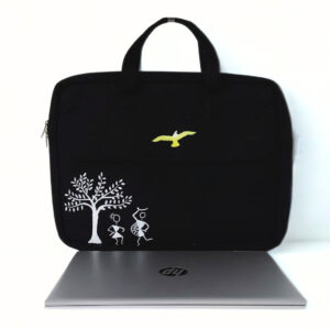 Midnight Warli Kalapankh Laptop Bag