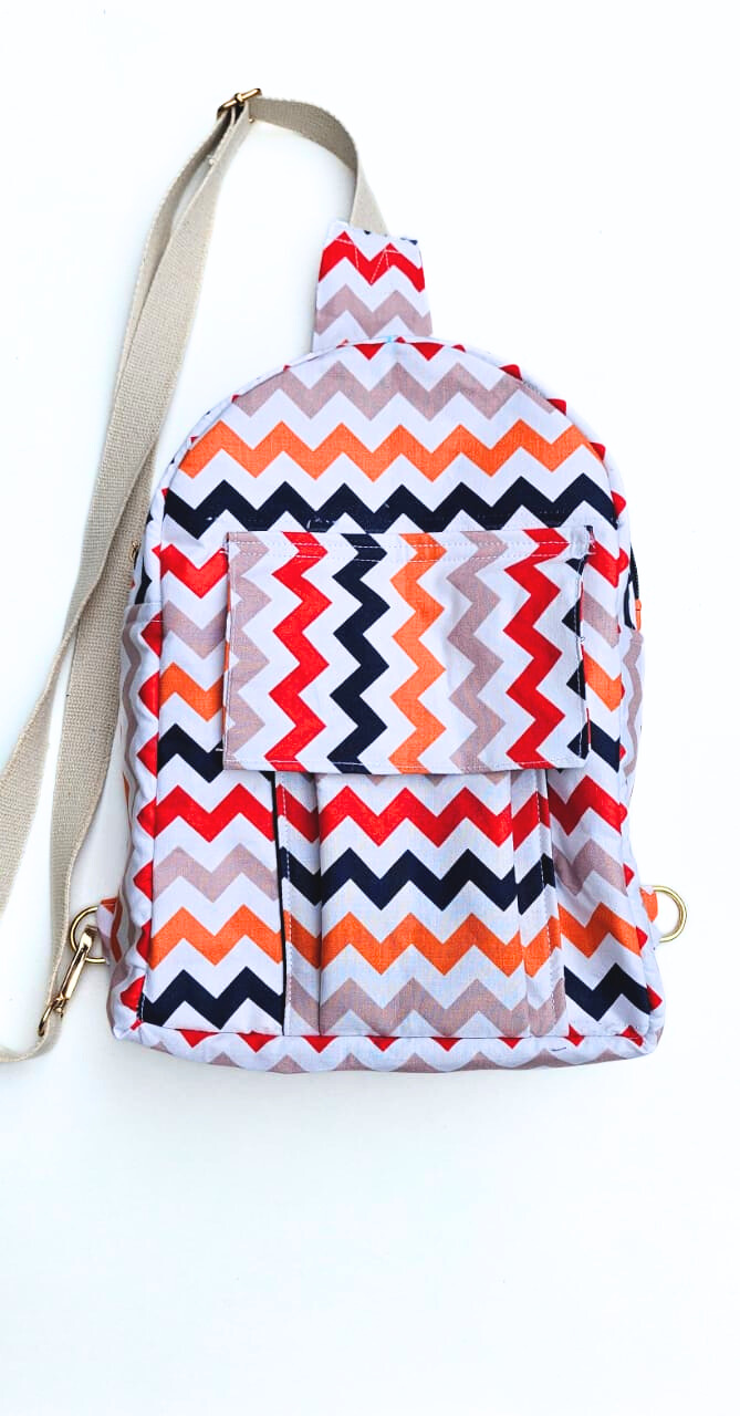Rainbow Chevron Nanhi Yatra Backpack
