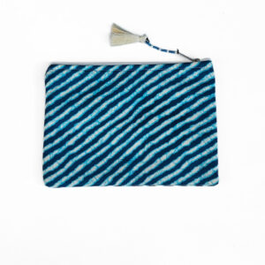 Blue Leheriya SafarSaathi Pouch