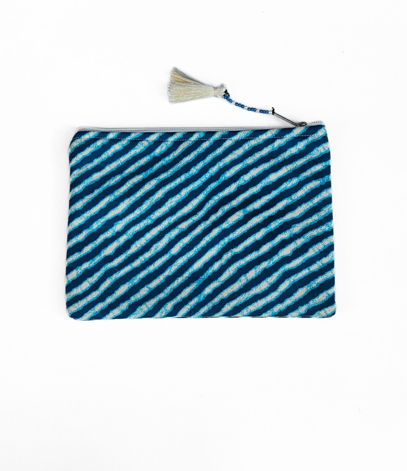 Blue Leheriya SafarSaathi Pouch