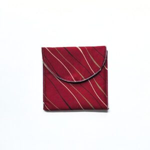 Crimson Stripe Pouch