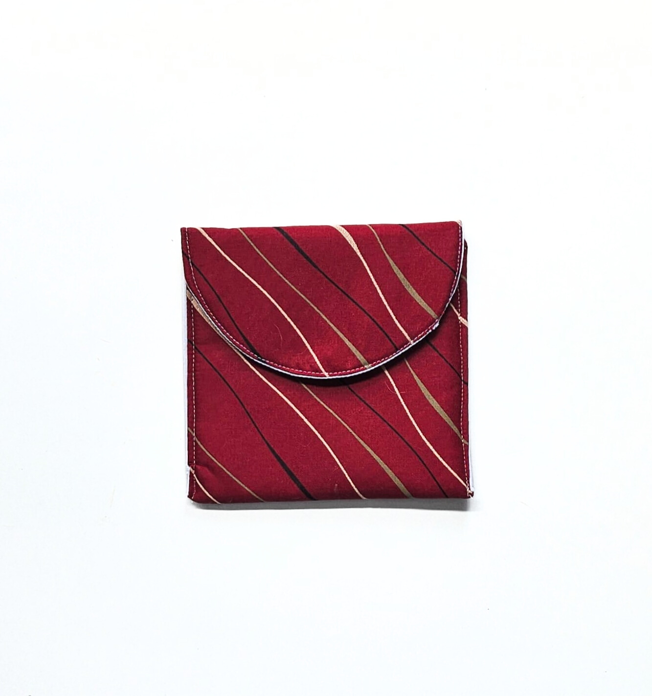Crimson Stripe Pouch