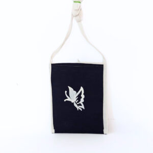 Navy Butterfly SoloEase Sling Bag