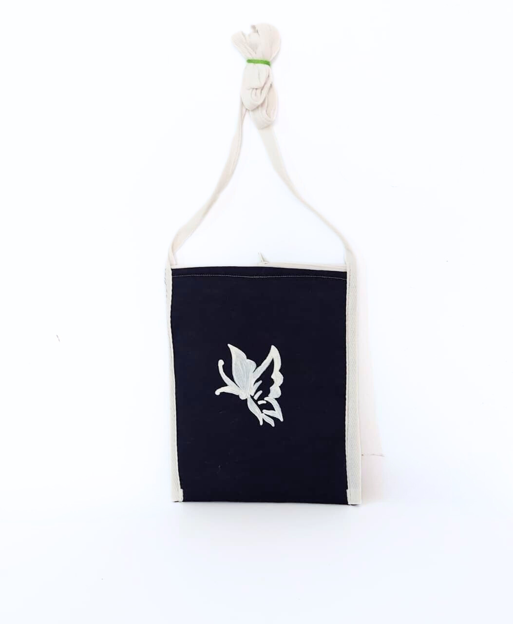 Navy Butterfly SoloEase Sling Bag