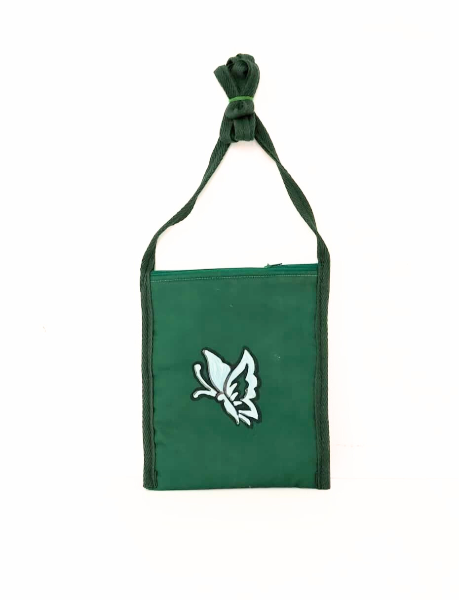 Green Butterfly SoloEase Sling Bag