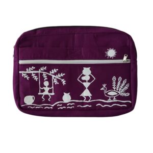 Rangmanch Hand-Painted Laptop Sleeve