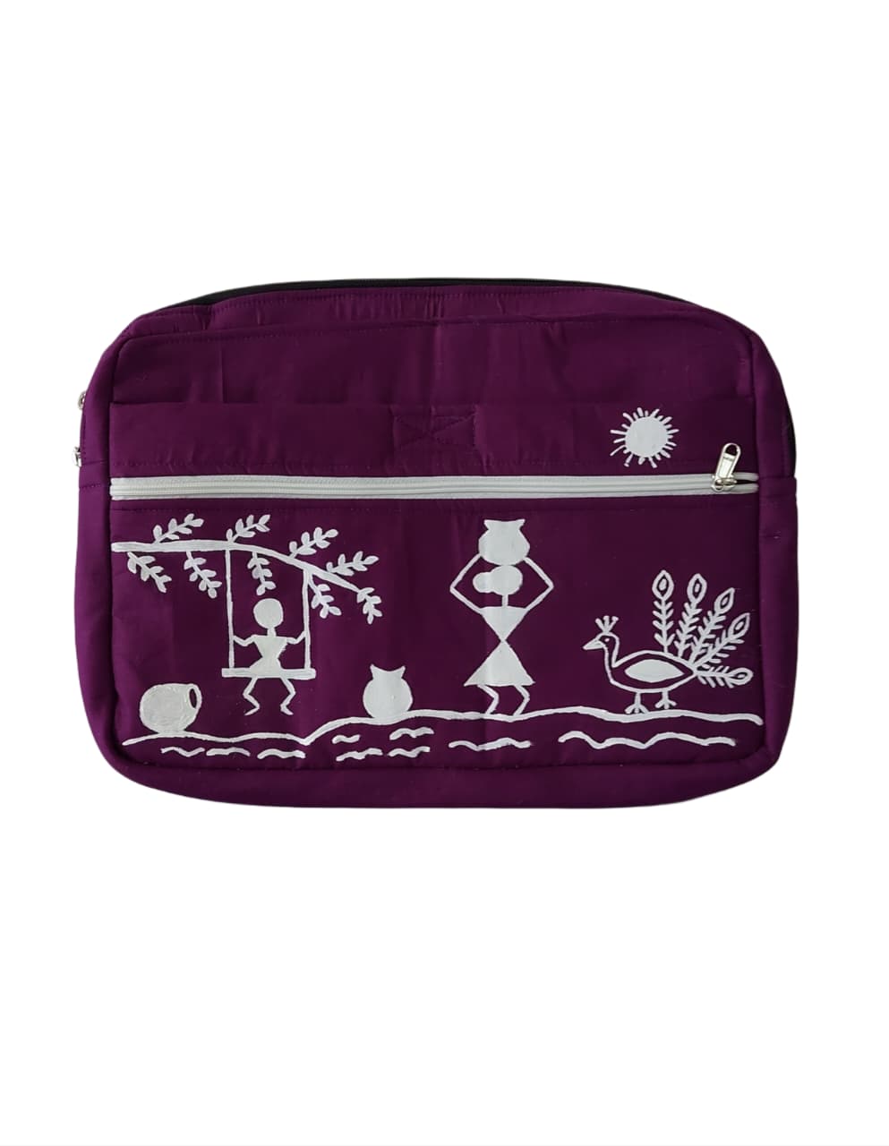 Rangmanch Hand-Painted Laptop Sleeve