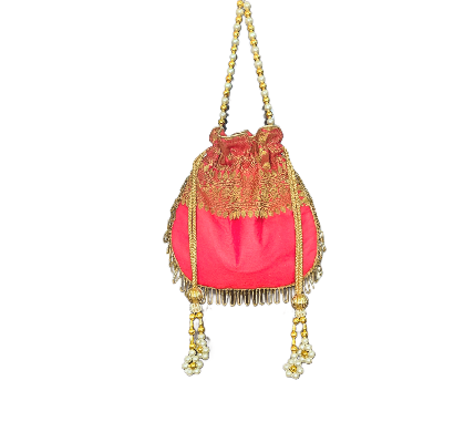 Empress Scalloped Brocade Potli