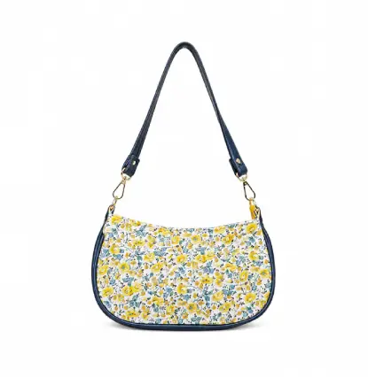 Yellow Floral Shoulder Bag