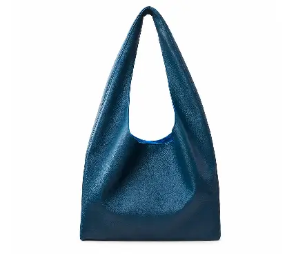 Azure Ease Soft Leather Hobo Shoulder Bag