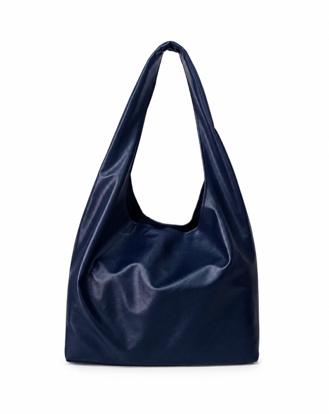 Navy Serenity Soft Leather Hobo Bag